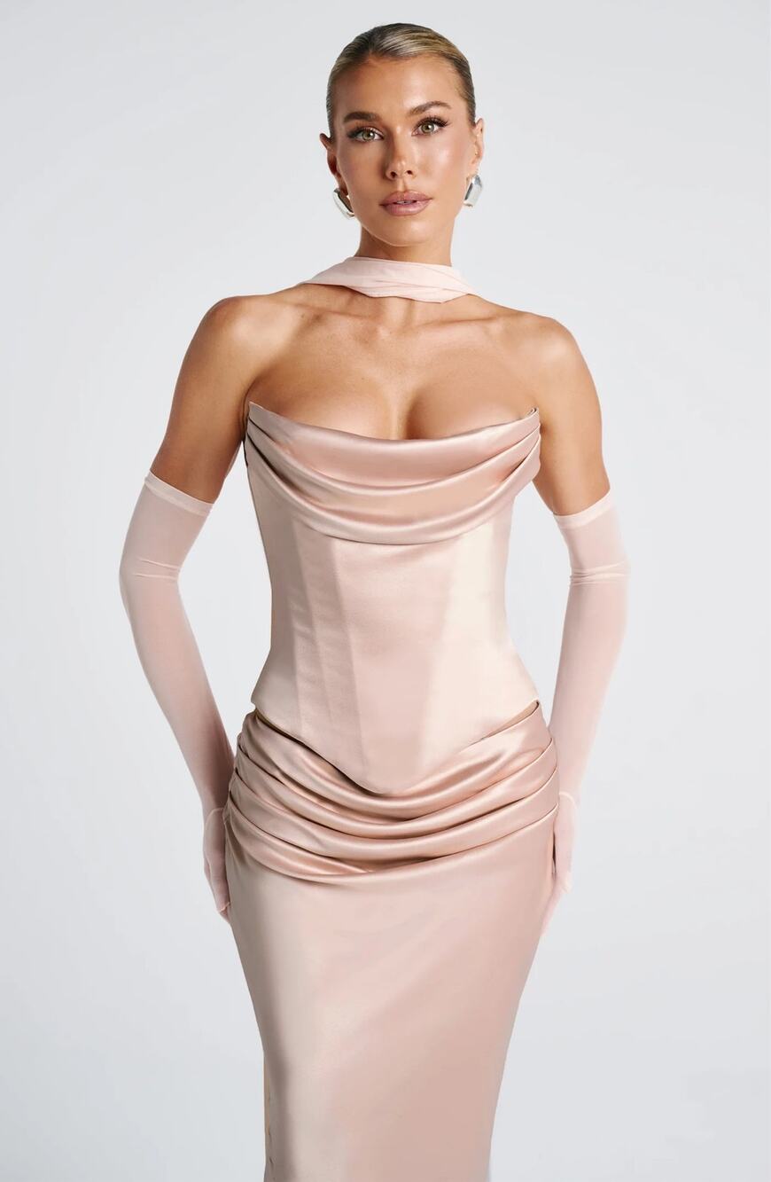 Babyboo Callista Corset in Soft Peach Size Medium
